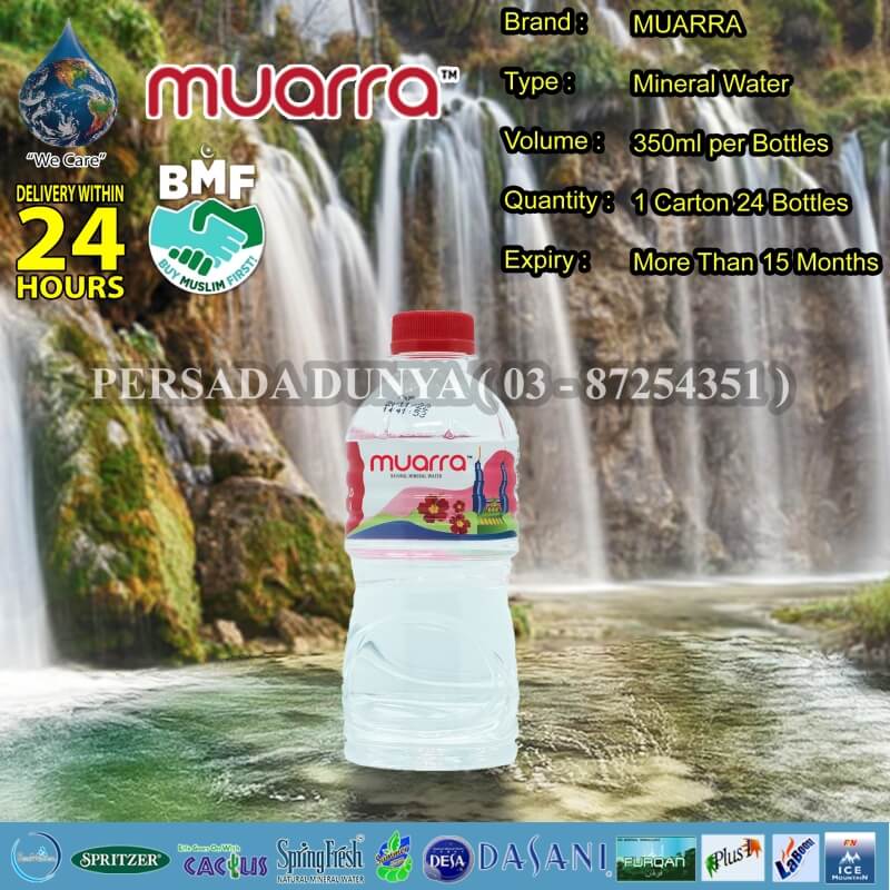 Package Of Cartons Muarra Mineral Water Ml X Bottles