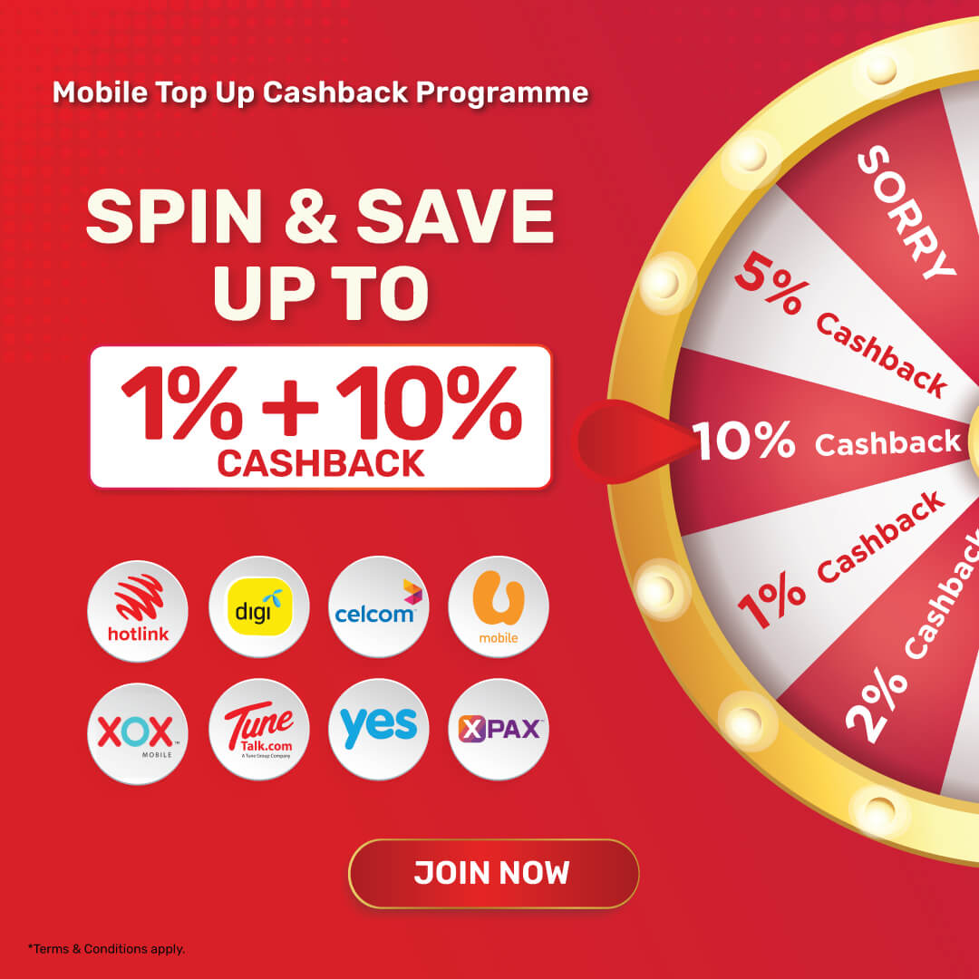 Mobile Topup Cash Back Campaign