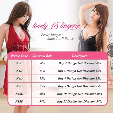 LOVELY 18 LINGERIE COLLECTION