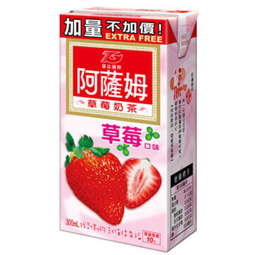 阿薩姆 草莓奶茶（300ml x 6入)/组