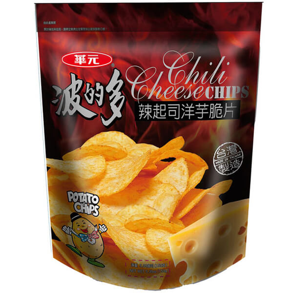 [RM 1 DEAL] 華元 波的多洋芋片-辣起司口味153g(夾鏈袋設計-超值包)