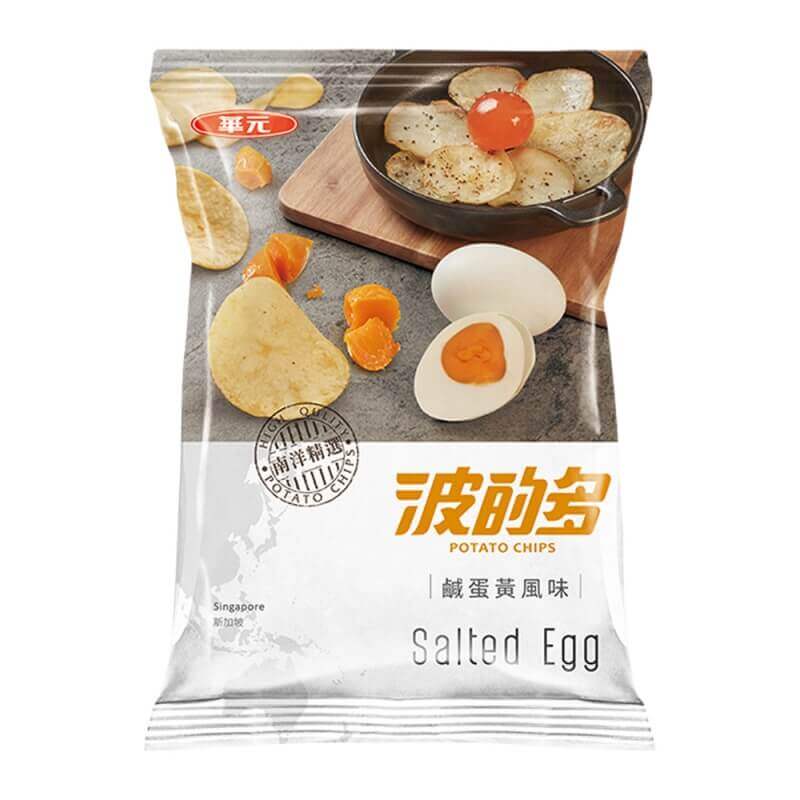 [RM 1 DEAL] 華元 波的多洋芋片-鹹蛋黃風味 43g