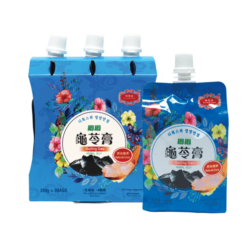 Yu Yuan Tang Herbal Jelly (Original Nata De Coco) 250g x 3 packs
