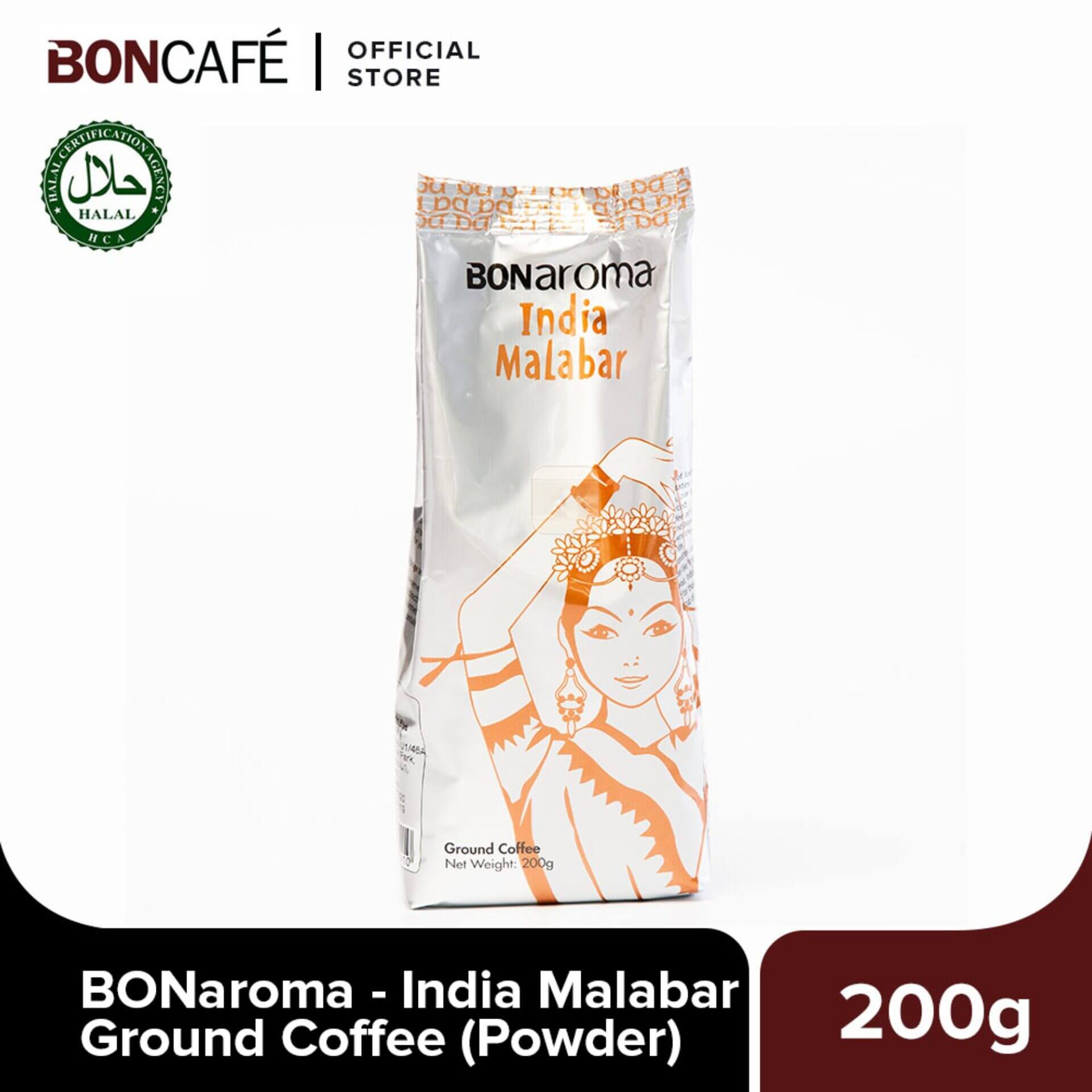 Bonaroma India Malabar Coffee Powder 200g
