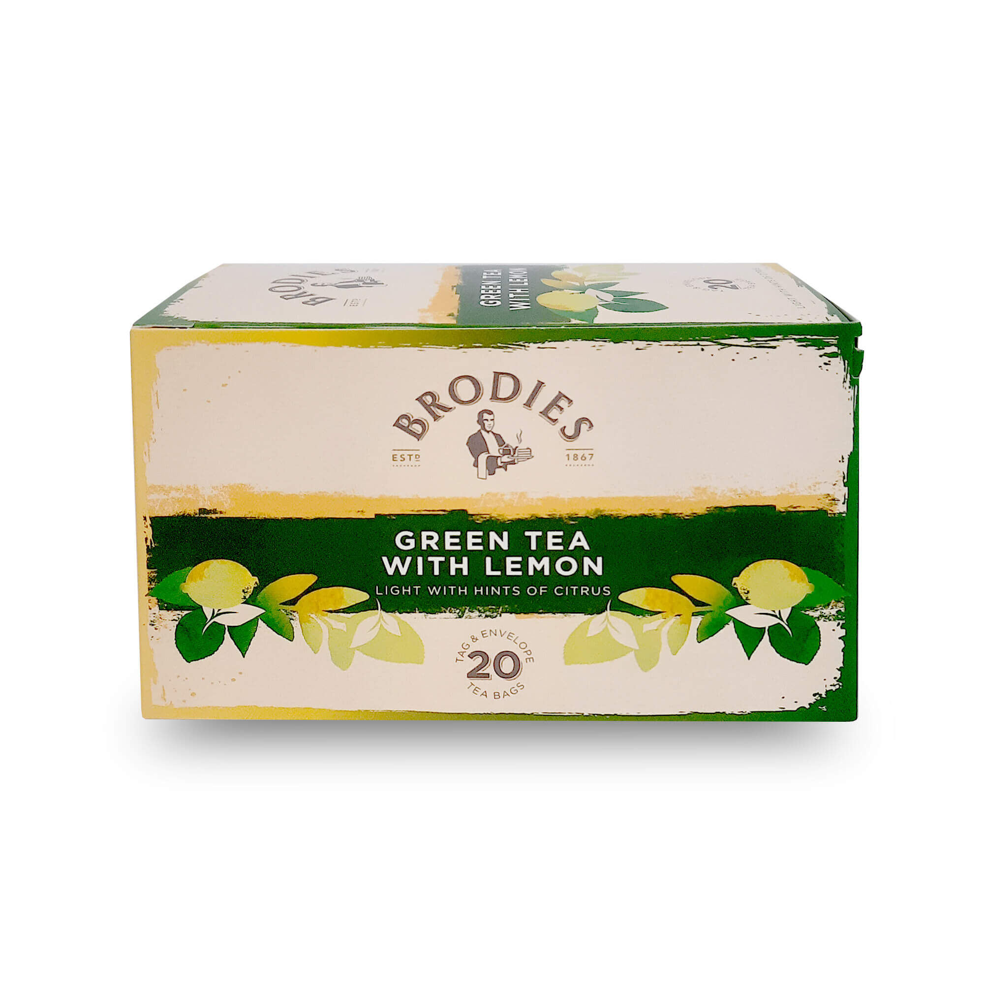 Brodies Green Tea with Lemon 2g X 20's