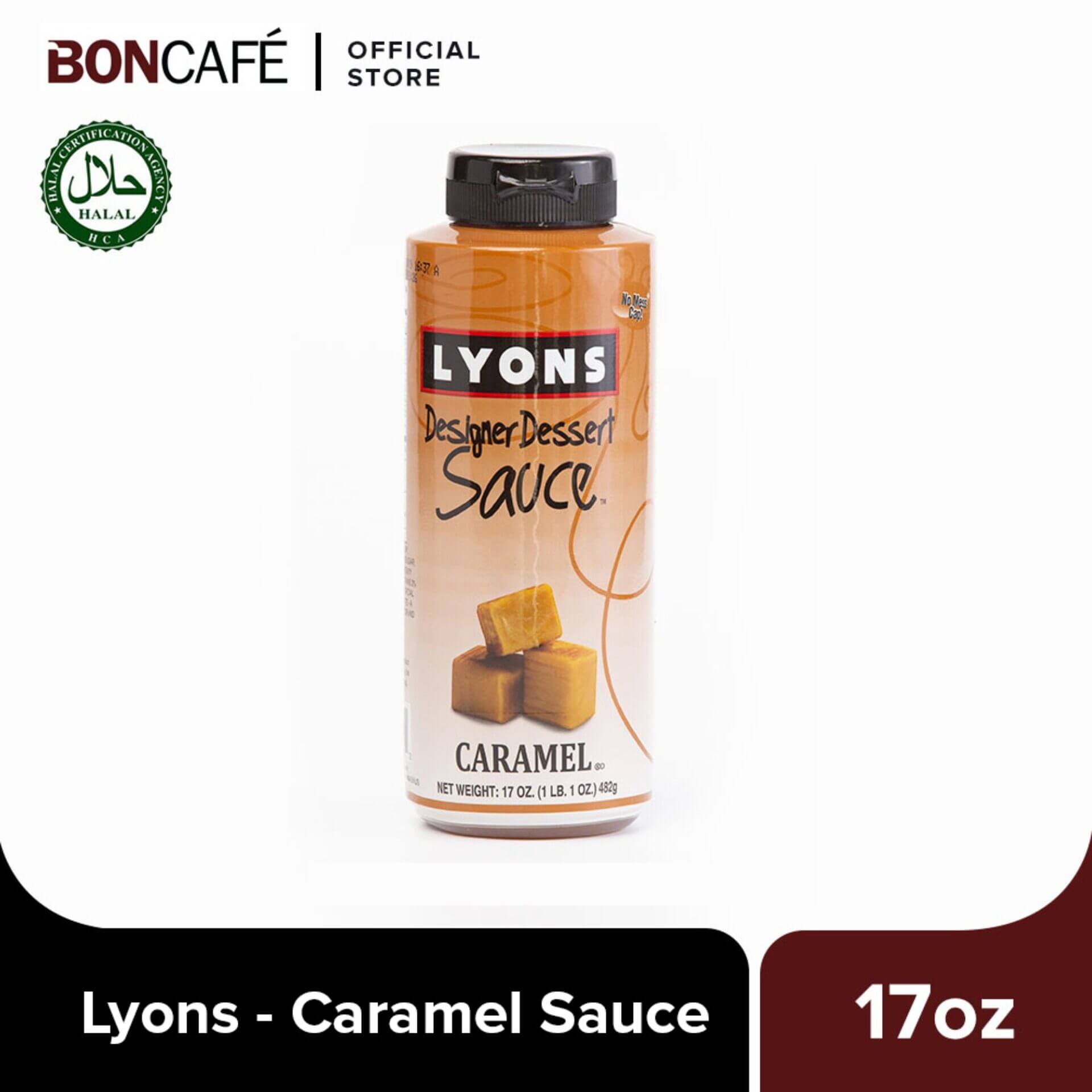 Lyons Caramel Designer Dessert Sauce 17oz