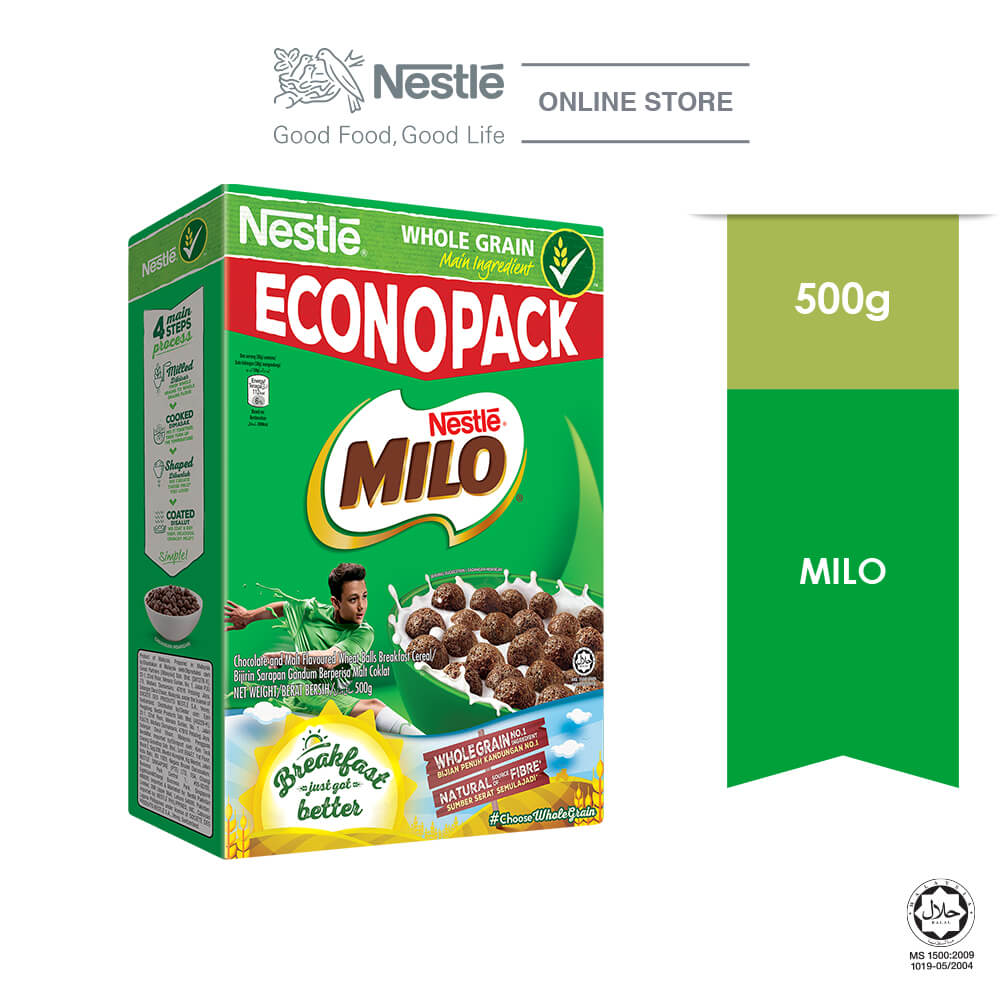 NESTLE  MILO Breakfast Cereal Econopack 500g