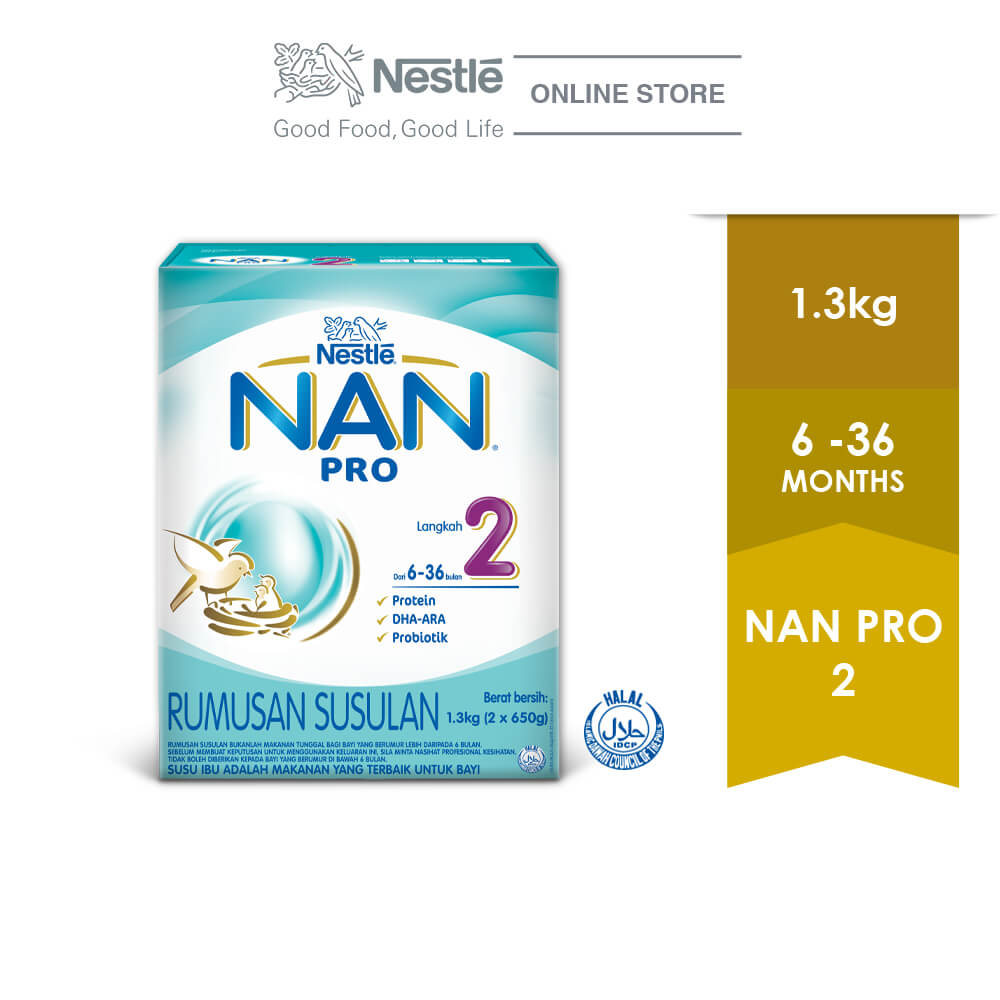 NAN PRO 2 Follow Up Formula Box Pack 1.3kg
