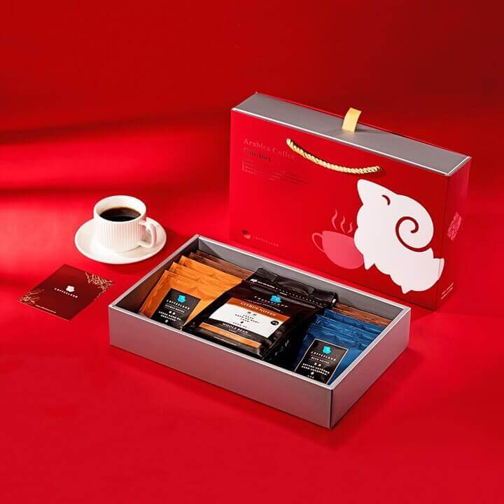 [極品莊園咖啡]禮盒 |半磅咖啡豆+10入咖啡濾掛 - 橘韻/焦糖/藍調 G112