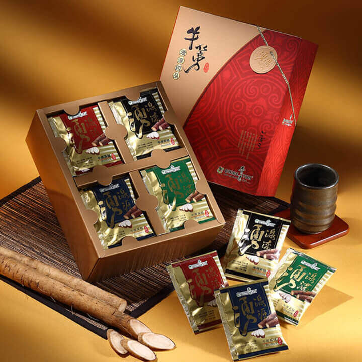 [青玉牛蒡茶] 湧湶四品 牛蒡茶包養生禮盒 (6g*40包/盒)