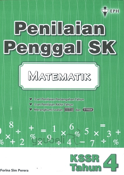 Eph Penilaian Penggal Sk Matematik Tahun 4