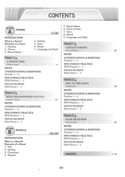 Sasbadi Literasi Literature Component Form 5 SPM