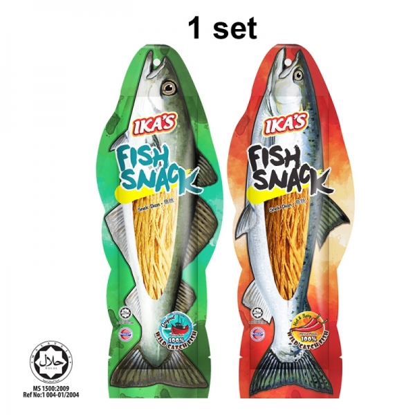 IKA\'S Fish Snack Perfect Gift for Festive Season 2pkt x 80g (1set)