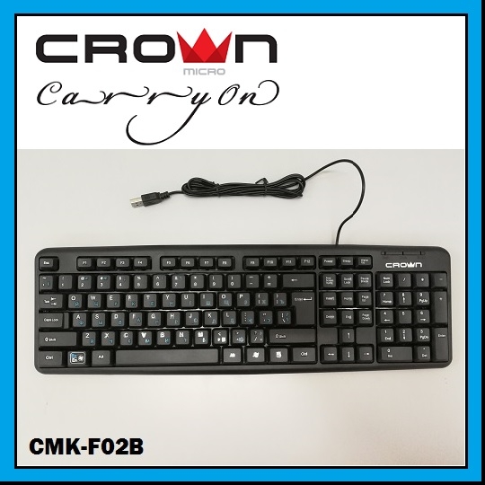 CROWN MICRO Wired Keyboard CMK-F02B