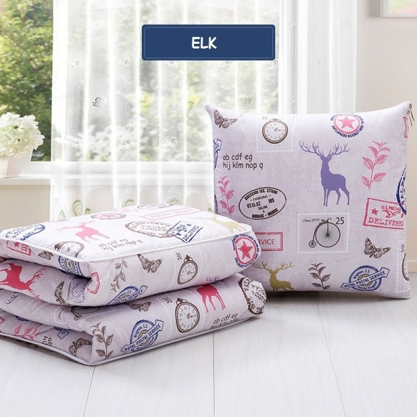 3 In 1 Foldable Throw Pillow Blanket Cushion