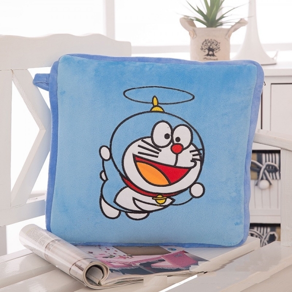 3 IN 1 Plush Cartoon Foldable Throw Blanket Pillow Cushion