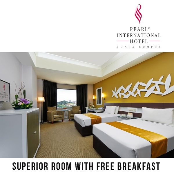 Pearl International Hotel KL : Room + Free Breakfast (Near Sunway Lagoon)