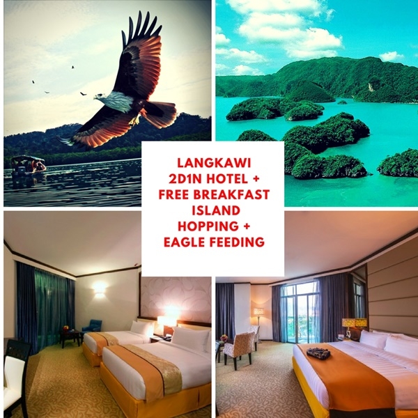 [Langkawi] Adya Hotel Langkawi (4 Stars) + Breakfast + Island Hopping + Eagle Feeding