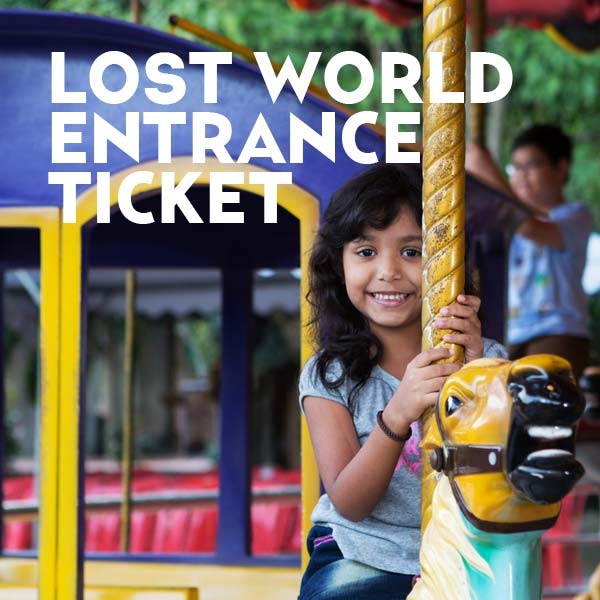 Lost World Of Tambun Theme Park, Hot Springs & Spa - 2 Adults & 1 Child