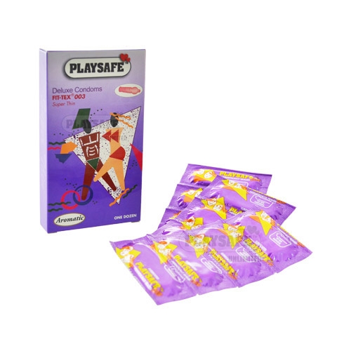 Playsafe Fit-Tex 003 - 12\'s Kondom Lubricated Superthin
