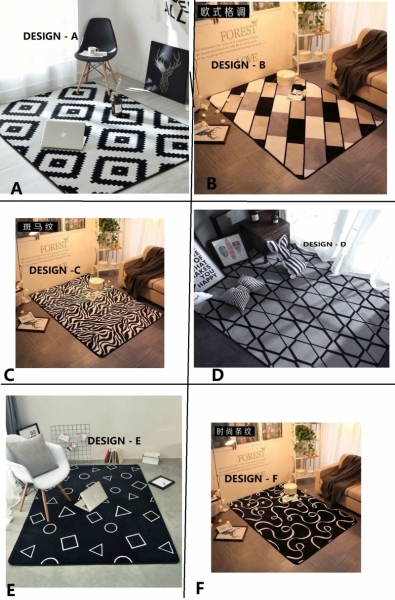 Europe Stylish Design Carpet / Rug / Floor Mat / Size - 190CM X 190 CM