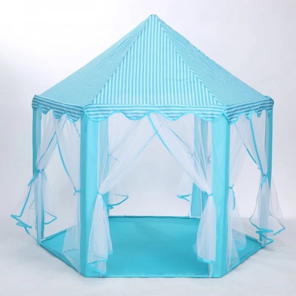 Indoor/Outdoor Blue Pentagon Tent