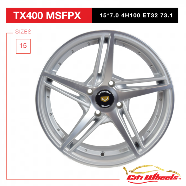 15" Sports Wheels - TX400 MSFPX 15"