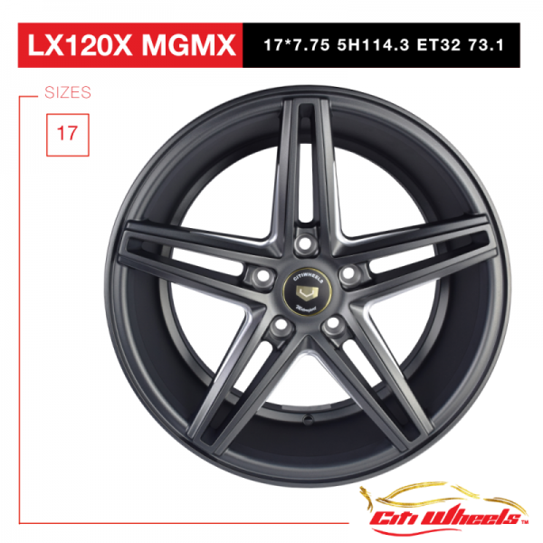 17" Sports Wheels - LX 120(X) MGMX 5H114.3