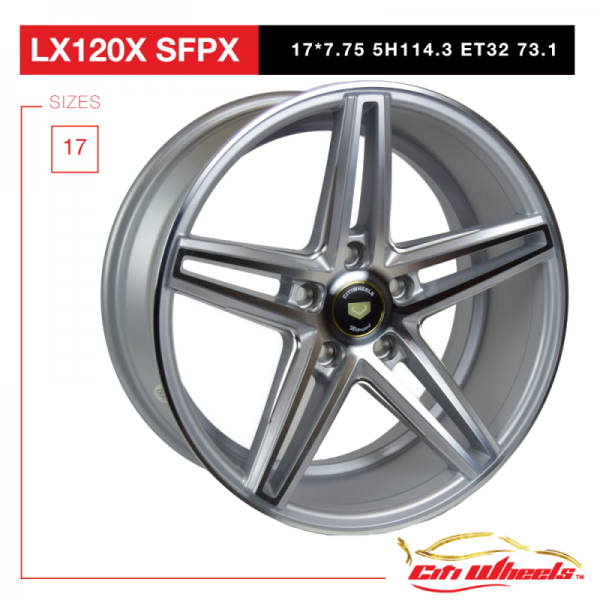 17" Sports Wheels - LX 120(X) SFPX 5H114.3