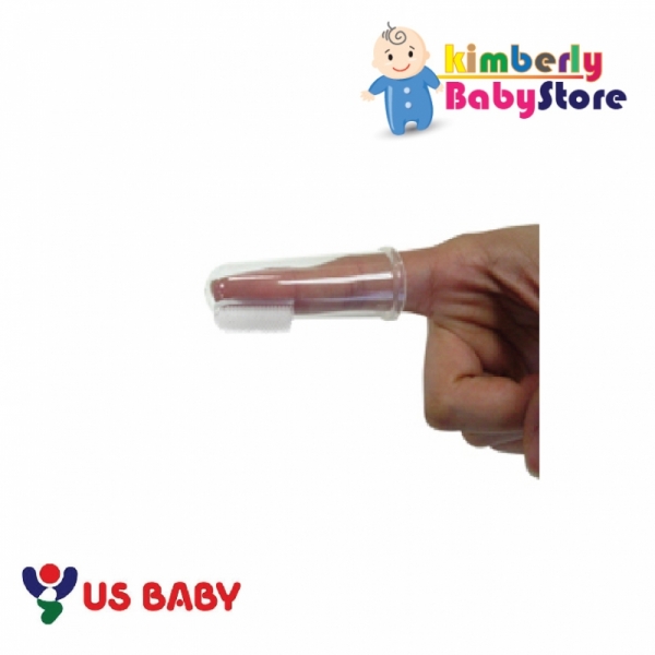 US Baby - Infant Soft Silicone Toothbrush (Finger Shape)