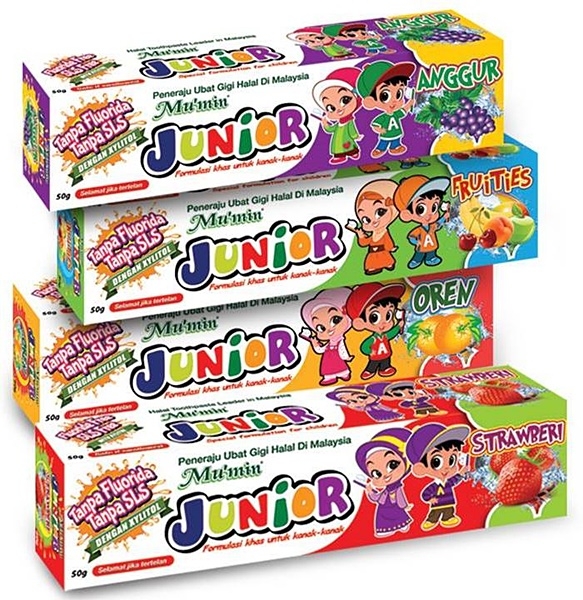 Mu'min Junior Toothpaste 50g Anggur