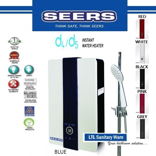 SEERS R23RT ECO Instant Water Heater D5 with pump