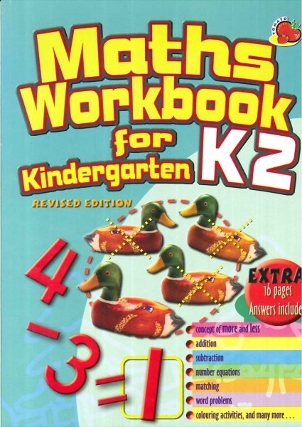 MATHS WORKBOOK FOR KINDERGARTEN K2