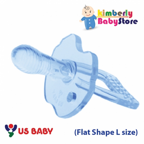 US Baby Sili-Smart Flat Shape Pacifier with case (L)