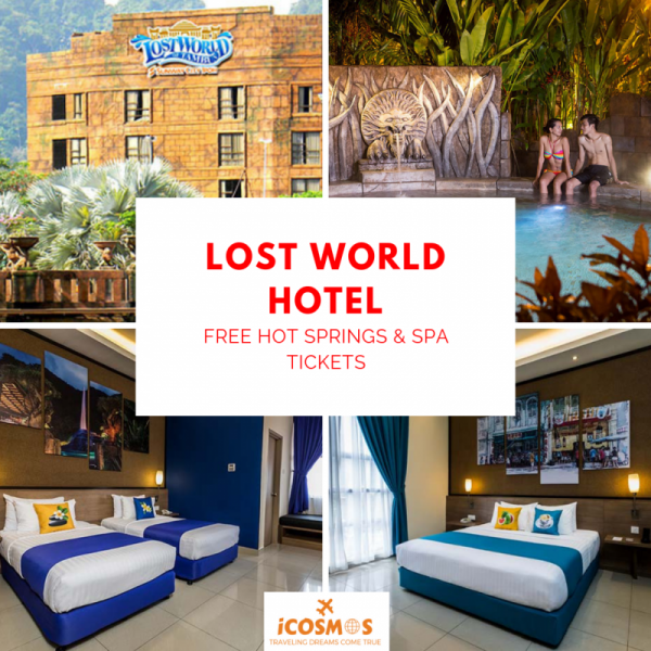 Sunway Lost World of Tambun Hotel + FREE Breakfast + 2 Lost World Hot Spring & Spa at Night Tickets
