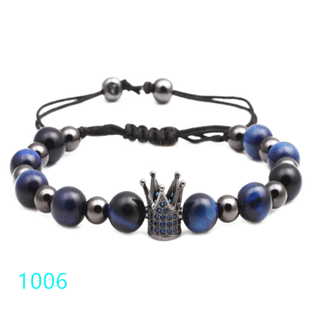 Top Blue Tiger Eye Bracelet T1006 (Free Shipping)