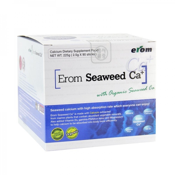 Erom Seaweed Cal [Organic Seaweed Calcium (Ca+)](2.5g x 90 sticks)
