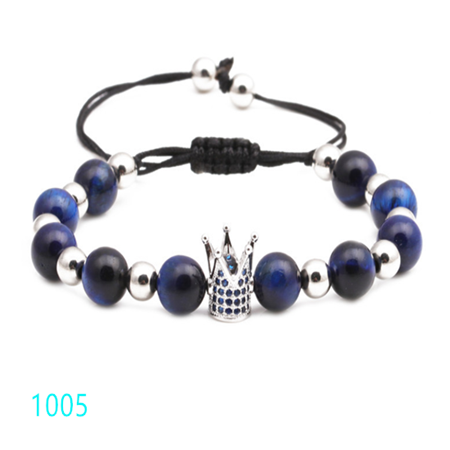 Top Blue Tiger Eye bracelet T1005 (Free shipping)