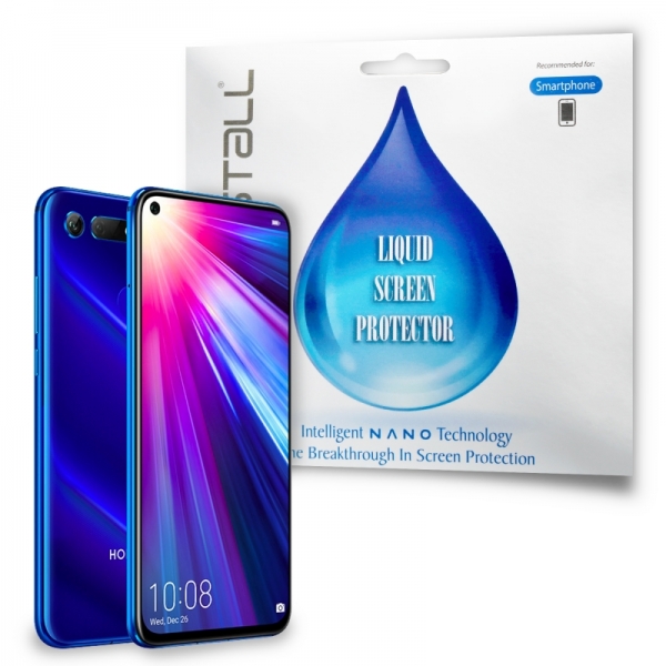 Honor View 20 Screen Protector - Kristall® Nano Liquid Coating Screen Protector for Huawei Honor View 20, Honor View20 (Bubble-FREE Screen Protector, Edge-to-Edge Coverage, Super Hydrophobic, 9H Pencil Hardness, Not Tempered Glass)