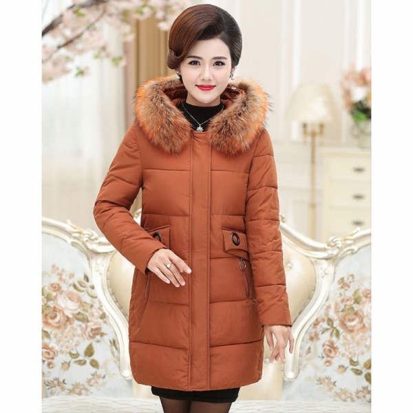down feather winter jacket