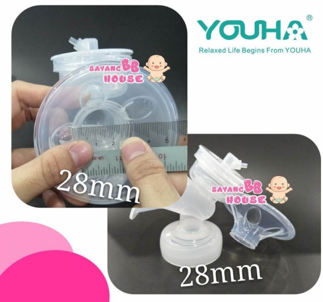 Breast Pump Massage Cushion For Avent , Real Bubee, Youha, Autumz - 28mm (Fix Youha Original Funnel)