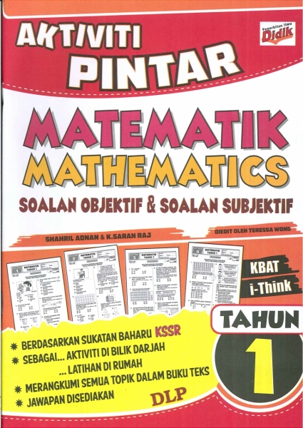 AKTIVITI PINTAR MATEMATIK-MATHEMATICS SOALAN OBJEKTIF 