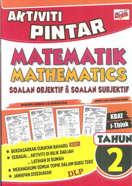 AKTIVITI PINTAR MATEMATIK-MATHEMATICS SOALAN OBJEKTIF 