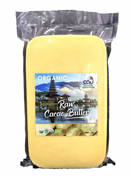 CAU Chocolates: Organic Raw Cacao Butter, 1kg