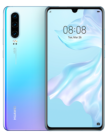 Huawei P30 (6.1” 8GB RAM + 128GB ROM) - Original Malaysia Set ( Black / Aurora / Breathing Crystal )