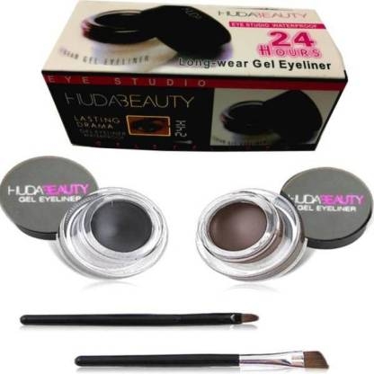 Huda Beauty gel eyeliner with brush 6 g (black, white)