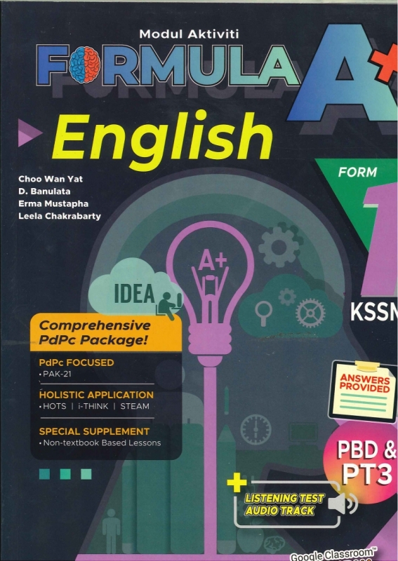 Sasbadi Sdn Bhdmodul Aktiviti Formula Aenglish Form 1 Pt3 Kssm 2020