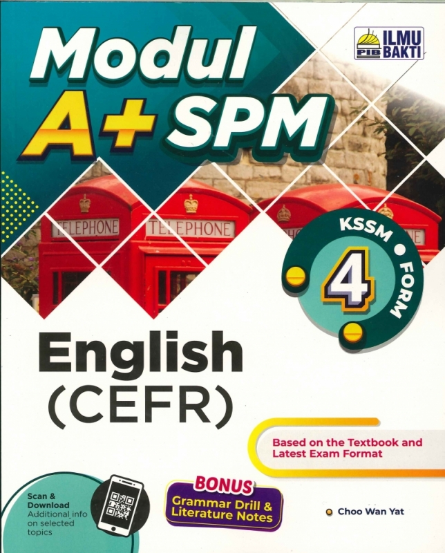 (PENERBIT ILMU BAKTI)MODUL A+ENGLISH(CEFR)FORM 4 KSSM SPM 2020