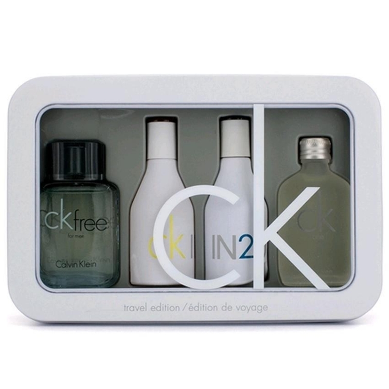 Calvin Klein CK 4 Pieces Miniature Perfume Collection Set (Gift Set)