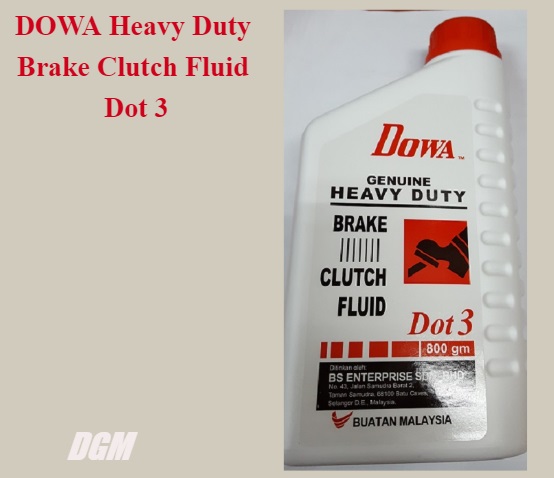 DOWA Heavy Duty Brake Clutch Fluid Dot 3 DOWA Heavy Duty Brake Clutch Fluid Dot 3